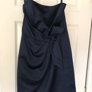Navy blue bridesmaid dress